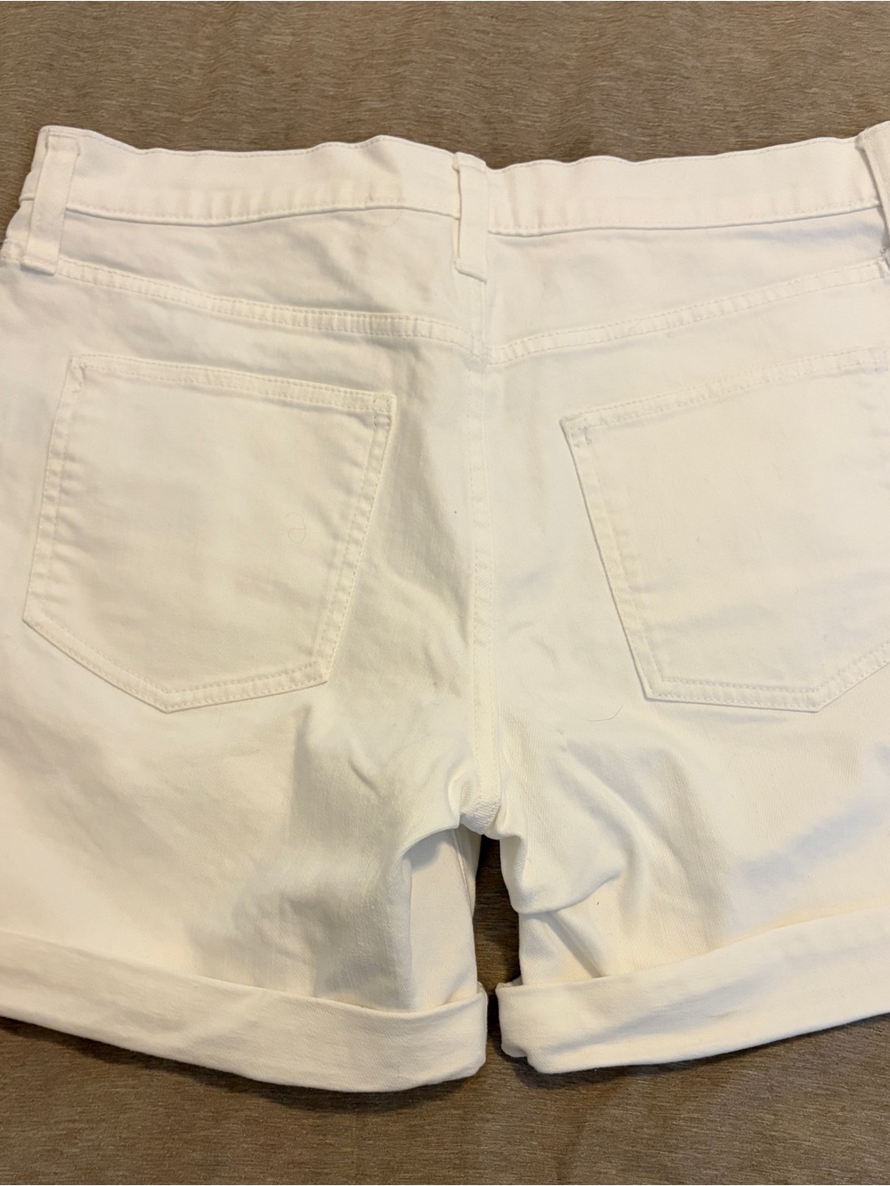GAP White Denim Jean Shorts - Picture 4 of 4